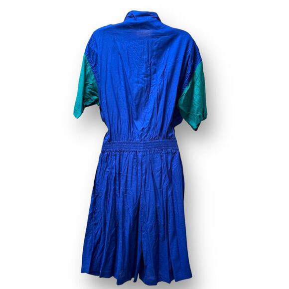 Vintage C.A. Sport Color Block Western Style Romper with Fringe Size Large - NWT - Picture 7 of 16